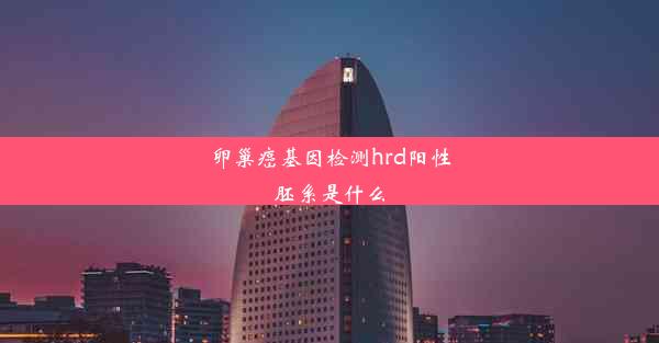 卵巢癌基因检测hrd阳性胚系是什么