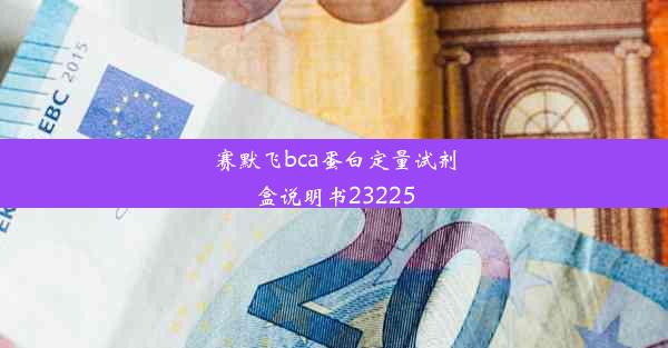 赛默飞bca蛋白定量试剂盒说明书23225