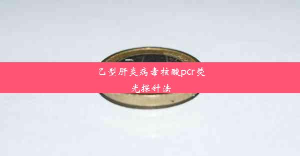 <b>乙型肝炎病毒核酸pcr荧光探针法</b>