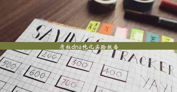 质粒dna纯化实验报告