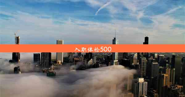 入职体检500