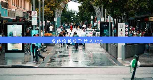 看体检报告下什么app