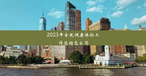 2023年全民健康体检工作总结怎么写