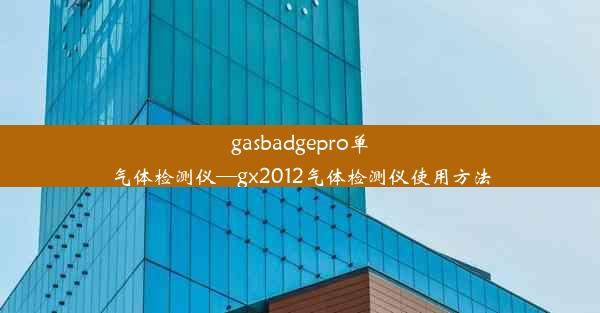 gasbadgepro单气体检测仪—gx2012气体检测仪使用方法