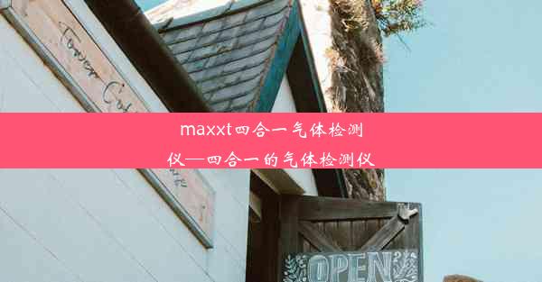 maxxt四合一气体检测仪—四合一的气体检测仪