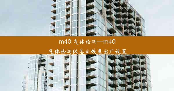 <b>m40 气体检测—m40气体检测仪怎么恢复出厂设置</b>