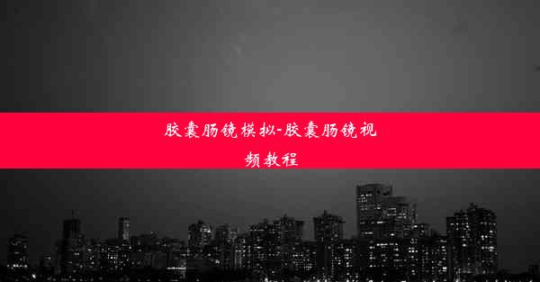 胶囊肠镜模拟-胶囊肠镜视频教程