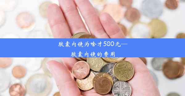 胶囊内镜为啥才580元—胶囊内镜的费用