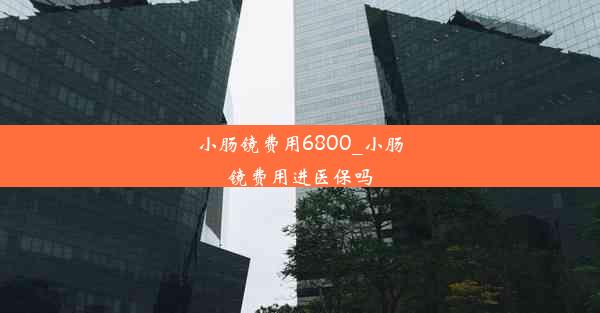 小肠镜费用6800_小肠镜费用进医保吗