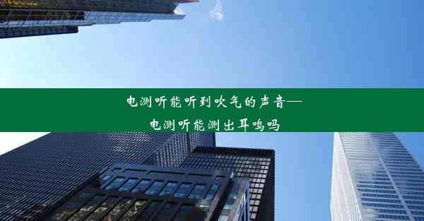 电测听能听到吹气的声音—电测听能测出耳鸣吗