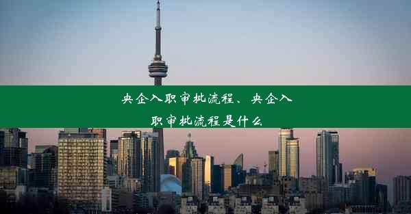 央企入职审批流程、央企入职审批流程是什么