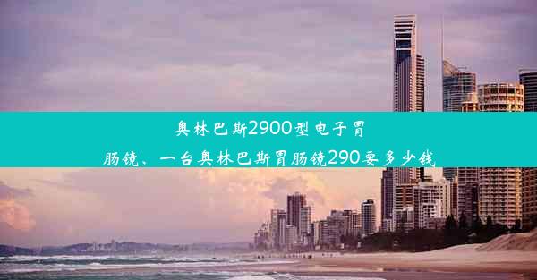 奥林巴斯2900型电子胃肠镜、一台奥林巴斯胃肠镜290要多少钱