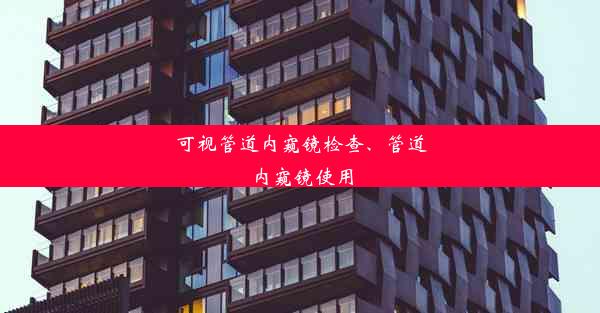 可视管道内窥镜检查、管道内窥镜使用