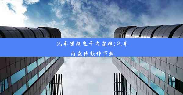 <b>汽车便携电子内窥镜;汽车内窥镜软件下载</b>