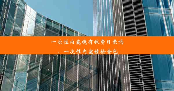 一次性内窥镜有收费目录吗、一次性内窥镜检查包