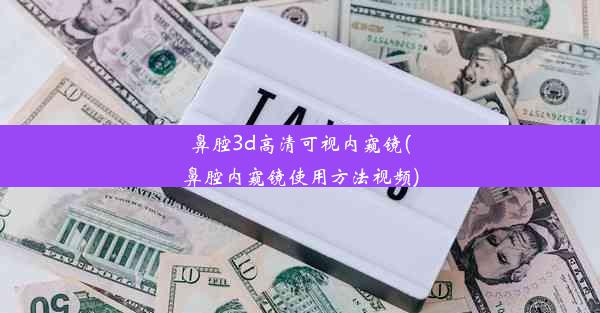 鼻腔3d高清可视内窥镜(鼻腔内窥镜使用方法视频)