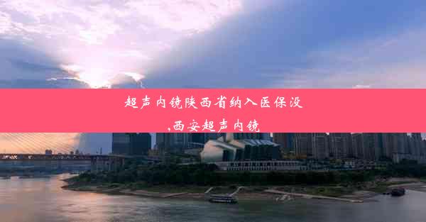 超声内镜陕西省纳入医保没,西安超声内镜