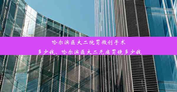 哈尔滨医大二院胃微创手术多少钱、哈尔滨医大二无痛胃镜多少钱