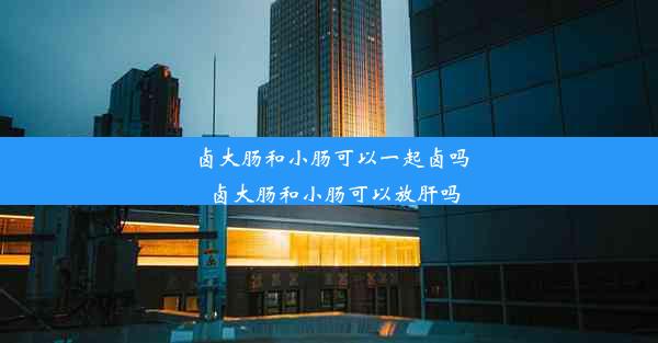 卤大肠和小肠可以一起卤吗_卤大肠和小肠可以放肝吗