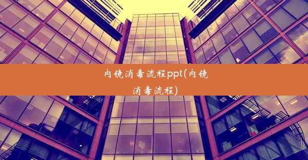 内镜消毒流程ppt(内镜消毒流程)