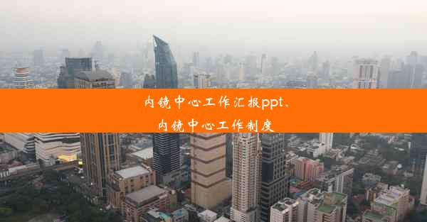 内镜中心工作汇报ppt、内镜中心工作制度