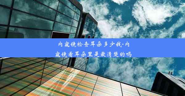 内窥镜检查耳朵多少钱-内窥镜看耳朵里是最清楚的吗