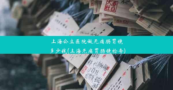 上海公立医院做无痛肠胃镜多少钱(上海无痛胃肠镜检查)