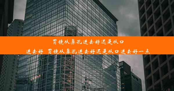 <b>胃镜从鼻孔进去好还是从口进去好_胃镜从鼻孔进去好还是从口进去好一点</b>