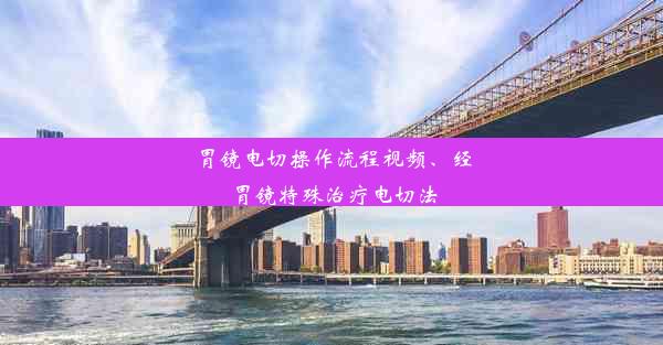 胃镜电切操作流程视频、经胃镜特殊治疗电切法