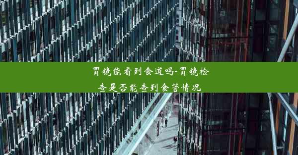 胃镜能看到食道吗-胃镜检查是否能查到食管情况