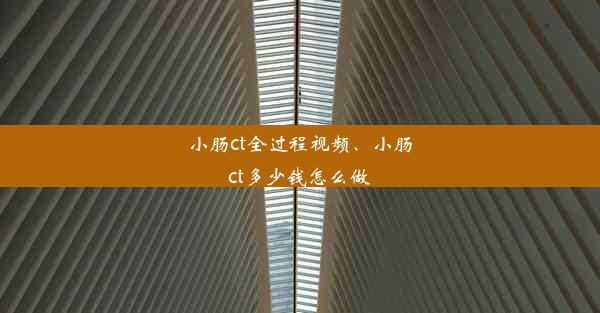 小肠ct全过程视频、小肠ct多少钱怎么做