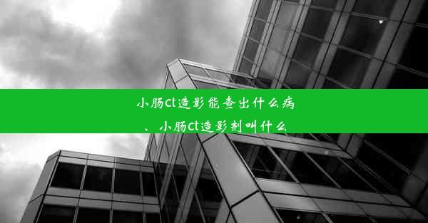 <b>小肠ct造影能查出什么病、小肠ct造影剂叫什么</b>