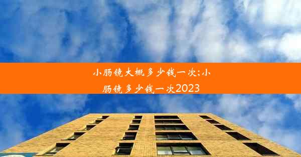 小肠镜大概多少钱一次;小肠镜多少钱一次2023