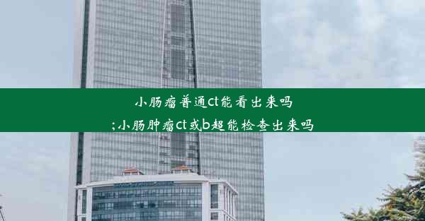 <b>小肠瘤普通ct能看出来吗;小肠肿瘤ct或b超能检查出来吗</b>