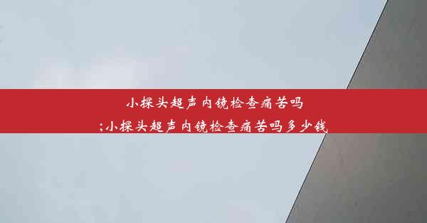 小探头超声内镜检查痛苦吗;小探头超声内镜检查痛苦吗多少钱