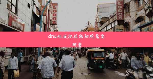 dna粗提取植物细胞需要研磨