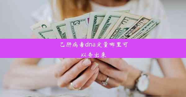 乙肝病毒dna定量哪里可以查出来