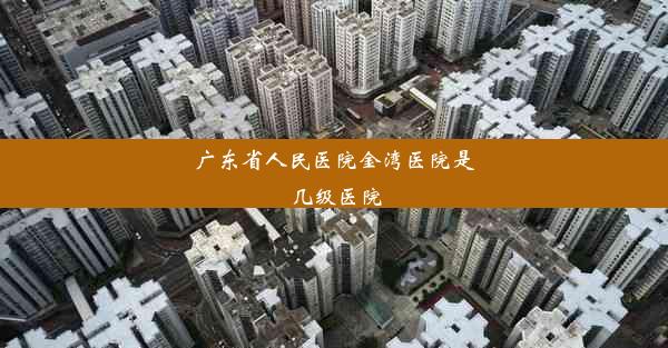 <b>广东省人民医院金湾医院是几级医院</b>