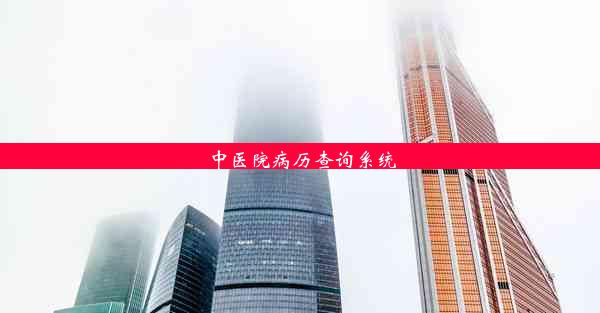 <b>中医院病历查询系统</b>