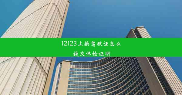 12123上换驾驶证怎么提交体检证明