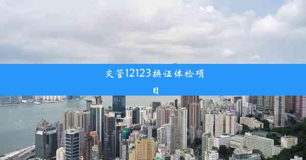 交管12123换证体检项目