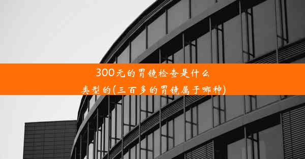 <b>300元的胃镜检查是什么类型的(三百多的胃镜属于哪种)</b>