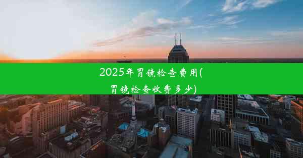 2025年胃镜检查费用(胃镜检查收费多少)