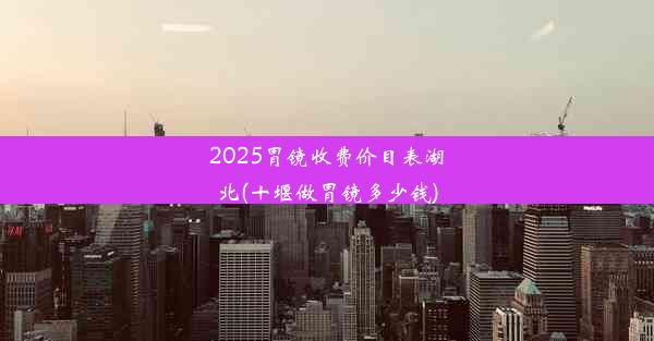 2025胃镜收费价目表湖北(十堰做胃镜多少钱)