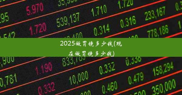 2025做胃镜多少钱(现在做胃镜多少钱)