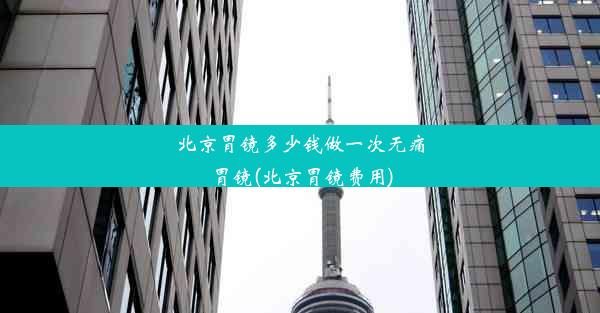 北京胃镜多少钱做一次无痛胃镜(北京胃镜费用)