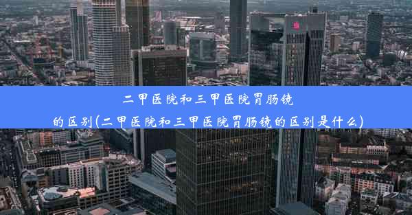 二甲医院和三甲医院胃肠镜的区别(二甲医院和三甲医院胃肠镜的区别是什么)