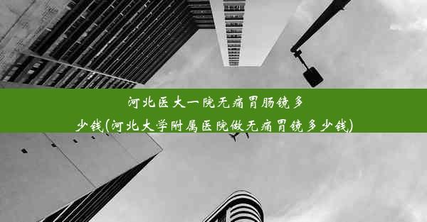 河北医大一院无痛胃肠镜多少钱(河北大学附属医院做无痛胃镜多少钱)