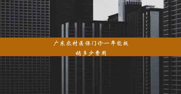 广东农村医保门诊一年能报销多少费用