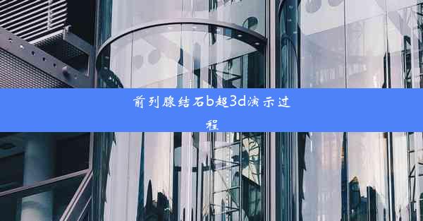 前列腺结石b超3d演示过程